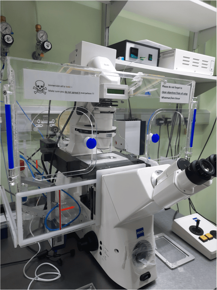 Epi-fluorescent microscope for dishes [Suzi]